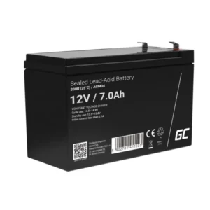 OEM Bateria Chumbo Gel AGM 12V 7A GREEN CELL