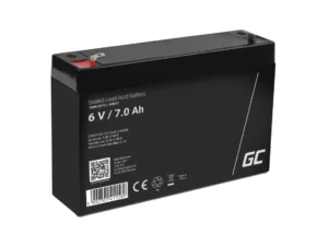 OEM Bateria Chumbo Gel AGM 6V 7A GREEN CELL