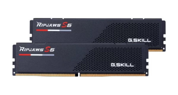 MEMÓRIA G.SKILL KIT 32GB 2X16GB DDR5 5600MHz CL36 Ripjaws S5 Preto