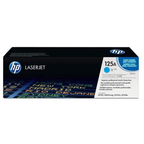 Toner HP CP1215/CP1515/CM1312/CP1518 Cyan - CB541A