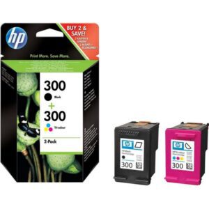 TINTEIRO HP Nº300 Duo Pack Preto e Cores - CN637EE