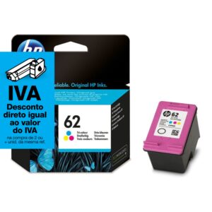 TINTEIRO HP Nº62 Cor - C2P06AE