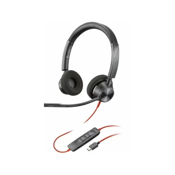 Headset HP POLY Stereo BW 3320 USB-C + USB-C/A