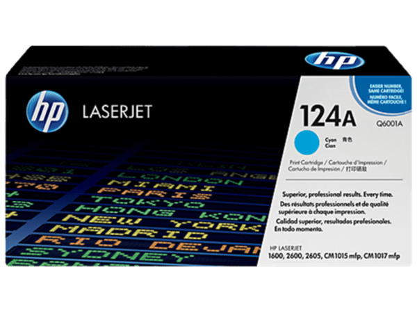 Toner HP Laserjet 124A Cyan - Q6001A Toner HP Laserjet 124A Cyan - Q6001A