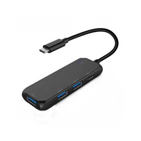 Hub HQ 3 Portas USB 3.0 + 1 Porta USB-C