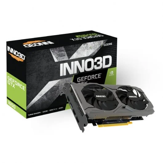 Placa Gráfica INNO3D GeForce GTX1650 OC 4GB Twin X2 GDDR6