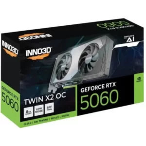 PLACA GRÁFICA INNO3D GeForce RTX 5060 TWIN X2 OC 8GB GDDR7