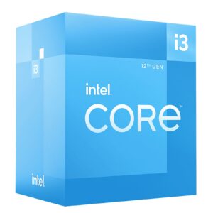Processador INTEL Core i3 12100F 3.30GHz 12MB Socket 1700 BOX