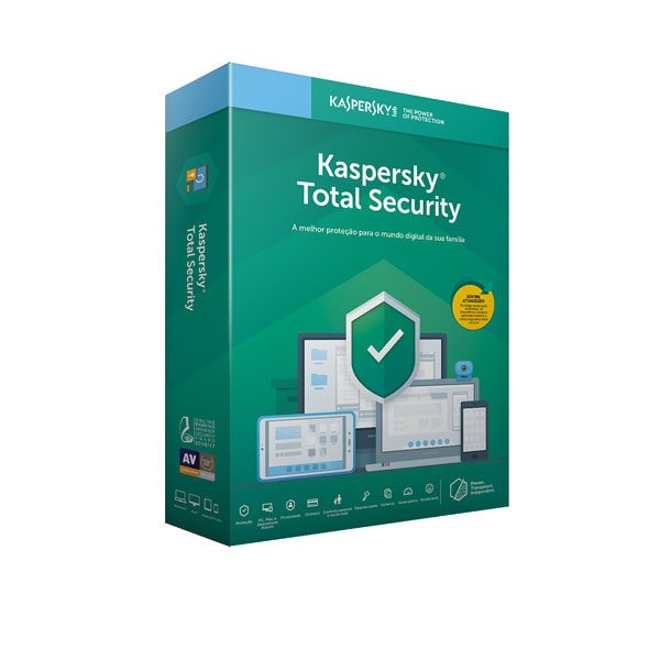 Software Kaspersky Total Security 2021 5 Dispositivos - 1 Ano