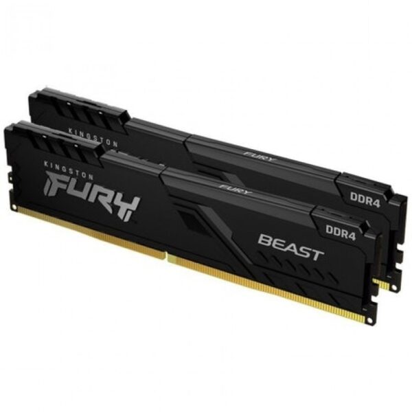 Memória KINGSTON Fury Beast 32GB (2x16GB) DDR4 3200MHz CL16 Preta