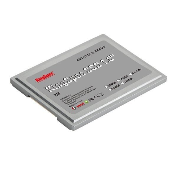 SSD KINGSPEC 1.8 ZIF 40 pinos 128GB - KSD-ZF18.6-128MS