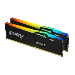 Memória KINGSTON Kit 32GB (2 x 16GB) DDR5 6000MHz FURY Beast RGB Preto