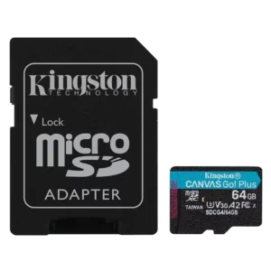 Cartão Memória KINGSTON Micro SD Canvas Go Plus 64GB V30