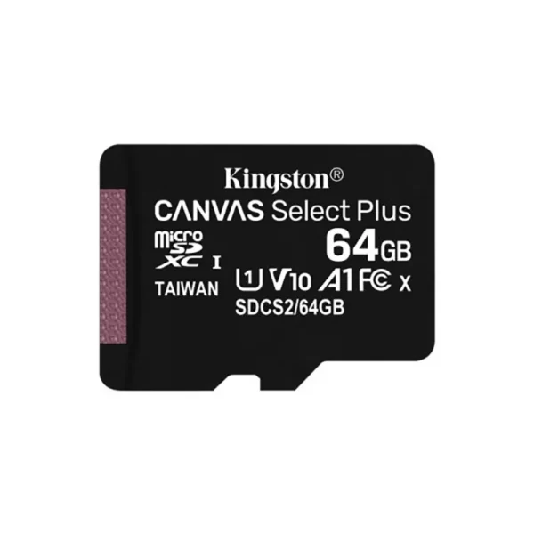 Cartão Memória KINGSTON 64GB MicroSDXC Canvas Select Plus - SDCS2/64GBSP