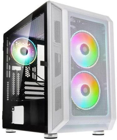 Caixa Micro-ATX KOLINK Citadel Mesh RGB Vidro Branca