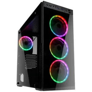 Caixa ATX KOLINK Horizon RGB Vidro Preta Caixa ATX KOLINK Horizon RGB Vidro Preta