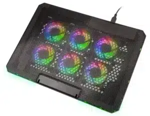 Cooler de Portátil KOLINK KL-F500 ARGB até 17.3"