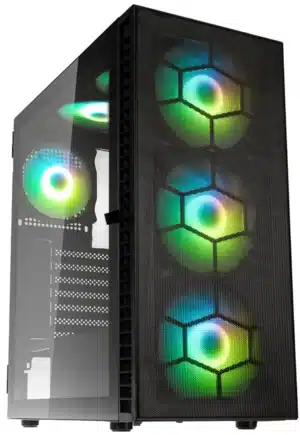 Caixa KOLINK ATX Observatory HF Plus Mesh ARGB Preta