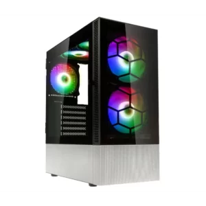 Caixa ATX KOLINK Observatory MX Glass ARGB Preta/Branca Caixa ATX KOLINK Observatory MX Glass ARGB Preta/Branca