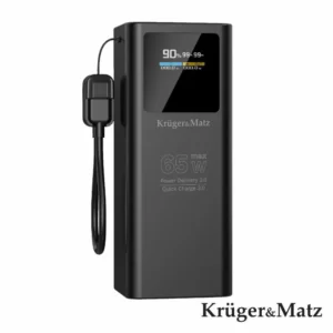 Powerbank KRUGER MATZ P/Notebook 20000mAh 65W QC PD USB-C/USB-A Powerbank KRUGER MATZ P/Notebook 20000mAh 65W QC PD USB-C/USB-A