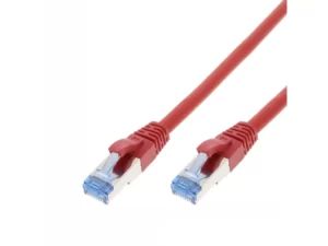 Cabo de Rede LANBERG Cat.6a S/FTP RJ45 3m Vermelho