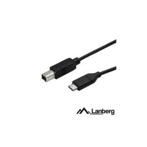 Cabo LANBERG USB-C 2.0 Macho / USB-B Macho 1.8m