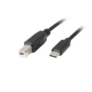 Cabo LANBERG USB Type-C 2.0 Macho/Macho 1.8m Preto