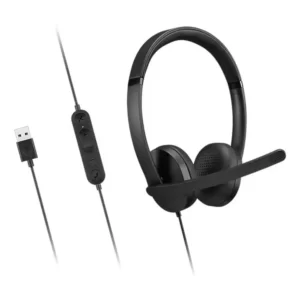 Headset LENOVO Gen2 Stereo USB-A Preto - 4XD1P83425