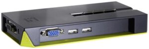 KVM Switch LEVEL ONE VGA USB 4 PCs C/ Cabos - KVM-0422