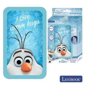 PowerBank LEXIBOOK 4000ma C/ Cabo USB E Ventosas Frozen PowerBank LEXIBOOK 4000ma C/ Cabo USB E Ventosas Frozen