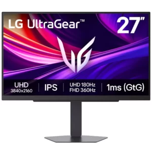 Monitor LG UltraGear 27" 27G810A-B IPS UHD 4K 180Hz 1ms FreeSync Premium / G-Sync HDR400