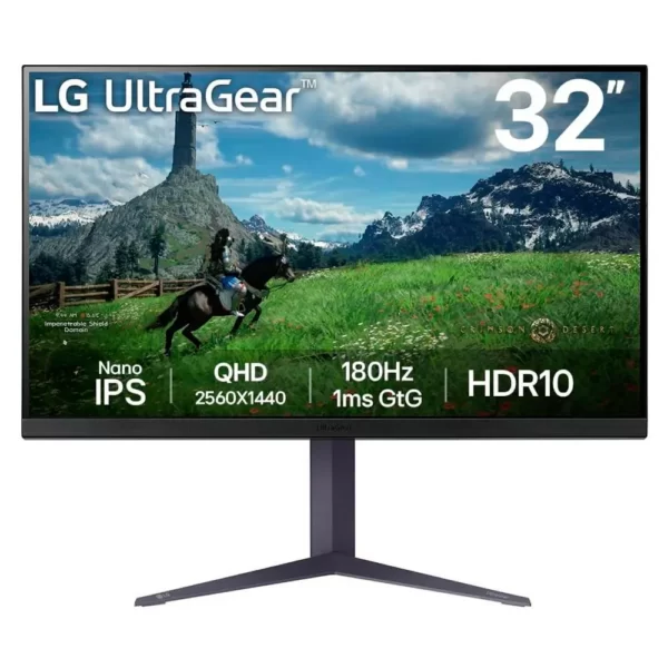 Monitor LG 32GS85Q-B 32" IPS QHD 16:9 180Hz 1ms Monitor LG 32GS85Q-B 32" IPS QHD 16:9 180Hz 1ms