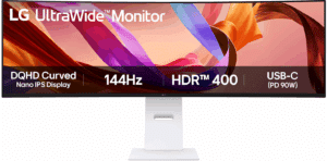 Monitor LG UltraFine 40U990A-W nano IPS 40" UWIQHD 5K 1ms 120Hz FreeSync  / G-Sync Curvo Branco