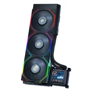 Water Cooler LIAN LI HydroShift LCD 360TL ARGB Preto 360mm