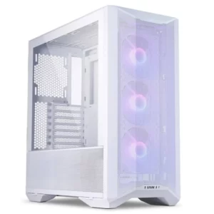 Caixa LIAN LI Lancool II Mesh C RGB Snow Edition Vidro Temperado Branco