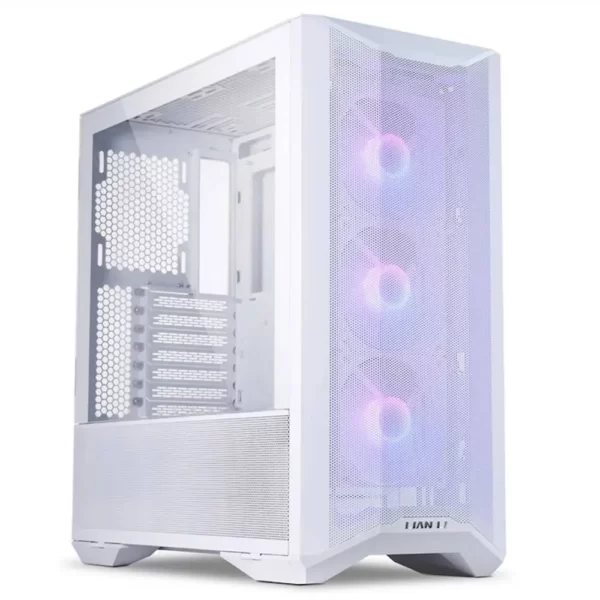 Caixa LIAN LI Lancool II Mesh C RGB Snow Edition Vidro Temperado Branco