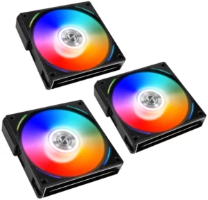 Ventoinhas LIAN LI UNI AL120 RGB PWM 120mm Pack 3 Preto