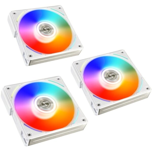 Ventoinhas LIAN LI UNI AL120 RGB PWM 120mm Pack 3 Branco