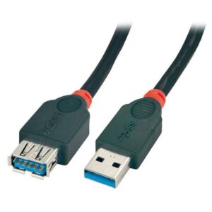 Cabo LINDY USB 3.0 Extensão M/F 3m - 36763