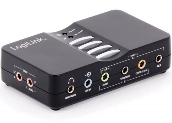 PLACA DE SOM LOGILINK 7.1 External Surround Sound Box USB