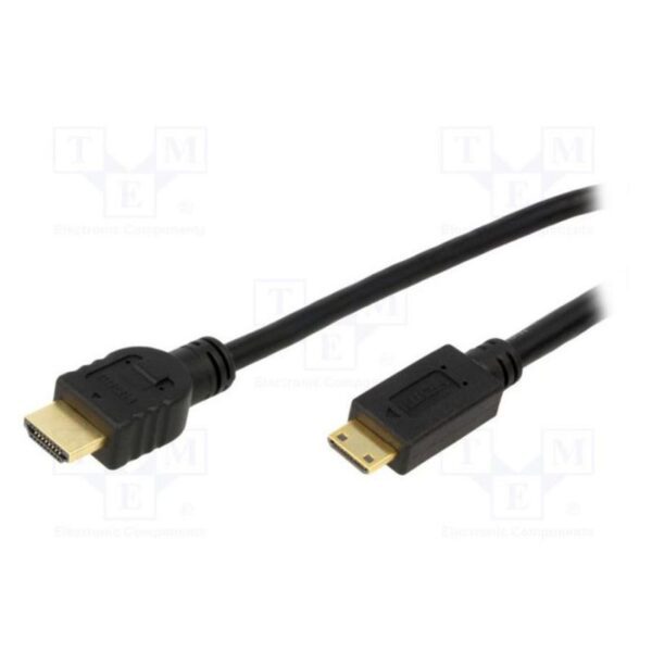 Cabo LOGILINK Mini HDMI/HDMI M/M Gold 2m