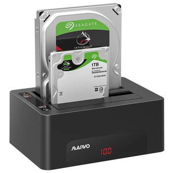 Docking Station MAIWO Duo With Clone 2.5"/3.5" USB 3.0