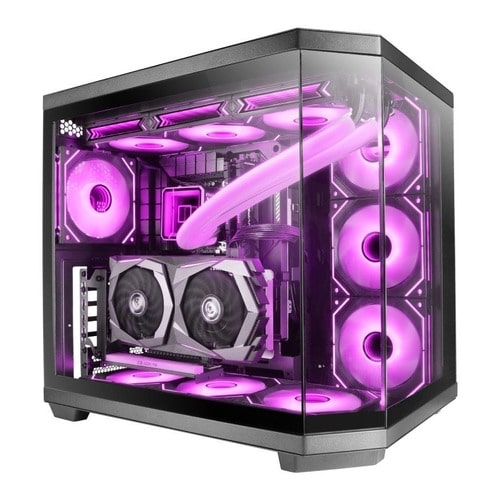 Caixa MARS GAMING ATX MC-3T CORE Vidro Temperado Preta