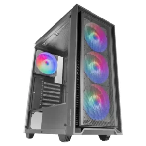 Caixa MARS GAMING ATX MC-AIR FRGB Preta Caixa MARS GAMING ATX MC-AIR FRGB Preta