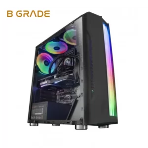 Caixa MARS GAMING MCK RGB Vidro Temperado Preta *B GRADE*