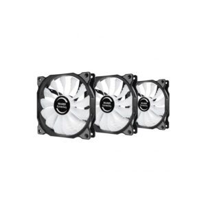 Kit Ventoinhas MARS GAMING MFRGBKIT Triple Pack RGB 120mm