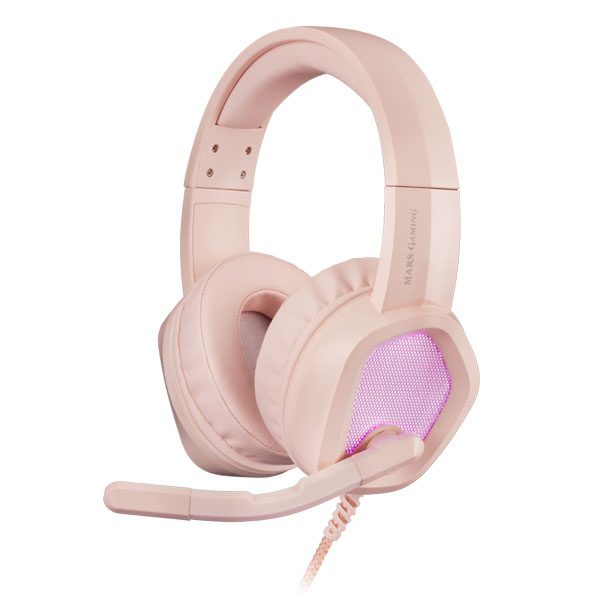 Headset MARS GAMING MH320P RGB Gaming Headset Rosa