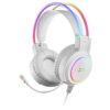 Headset MARS GAMING MHRGBW RGB Gaming Headset Branco