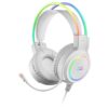 Headset MARS GAMING MHRGBW RGB Gaming Headset Branco
