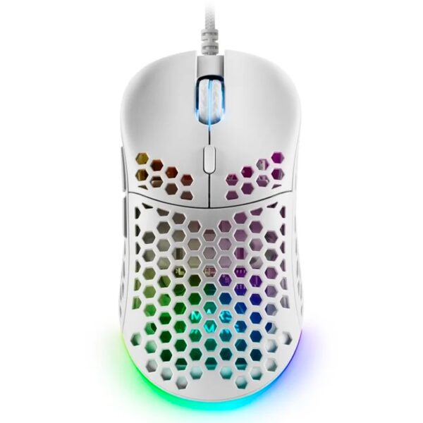 Rato MARS GAMING MM55W RGB Gaming Branco
